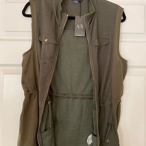 AX Olive green vest